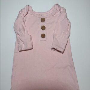 Caden Lane Soft Pink Baby Gown